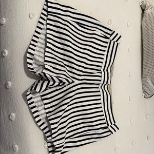 J. Crew High Waist Striped Shorts